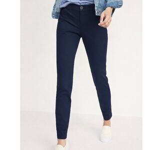 Old Navy Navy Skinny Khaki Pants Stretch Twill, Size 16